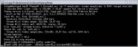 ffmpeg encoding from an AVI file
