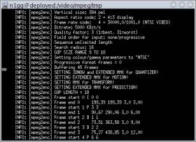 mpeg2enc encoding
